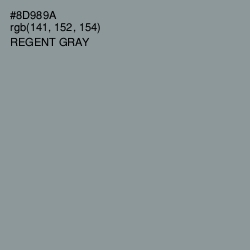 #8D989A - Regent Gray Color Image